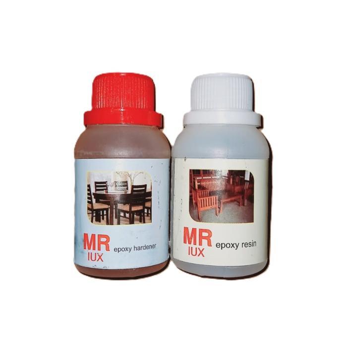 TS - lem epoxy resin hardener mr lux botol | lem kayu epoxy set 2 komponen
