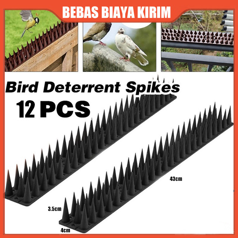Alat Duri Pengusir Kucing Anjing Paku Anti Kucing Plastik Anti Burung Duri Pagar Plastik Anti Kucing