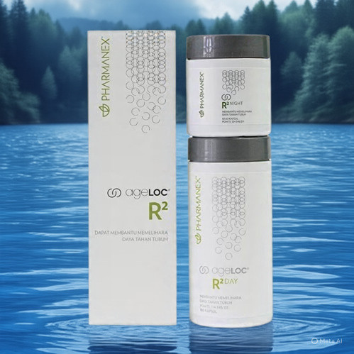 Nu Skin ageLOC R2 Suplemen 120 Cap & 60 Cap Tingkatkan Energi Stamina dan Vitalitas Tubuh