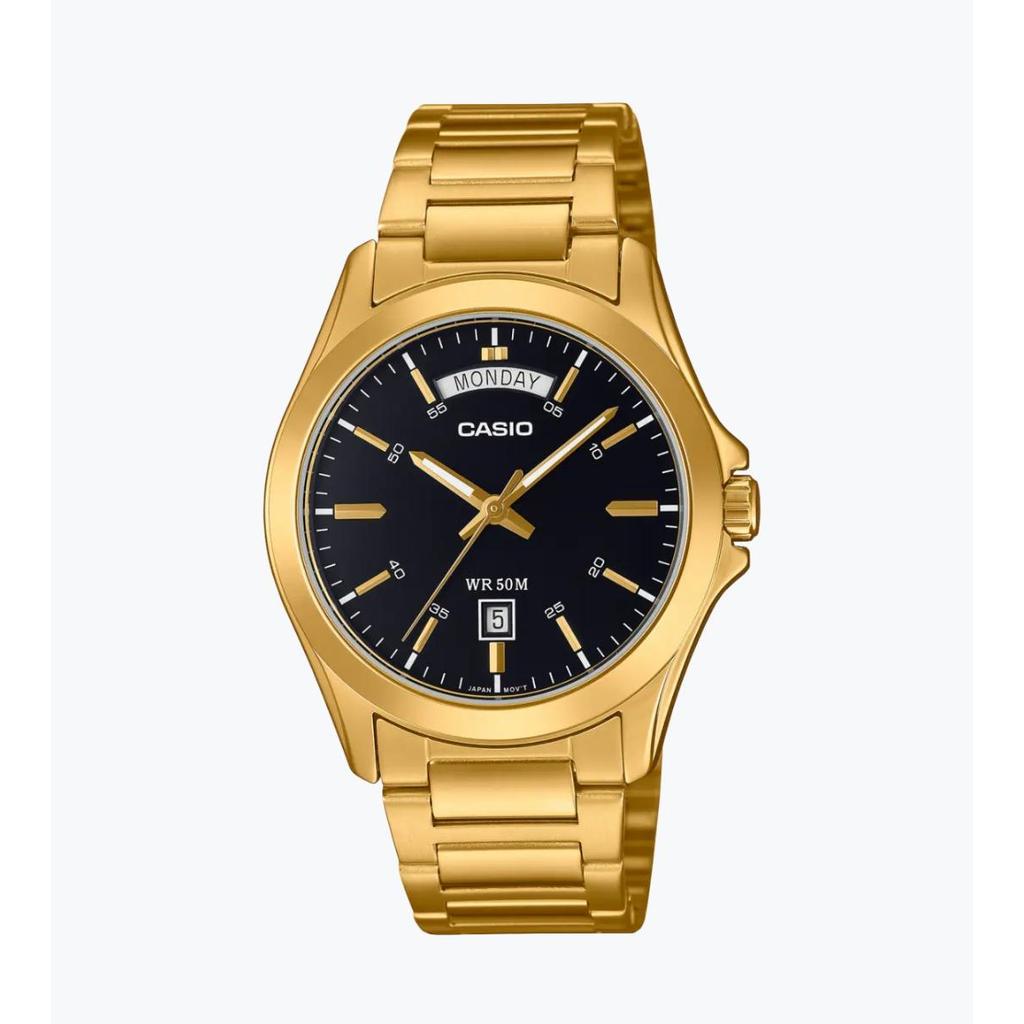 Jam Tangan Pria Casio original / ori mtp-1370g-1avdf mtp1370g1avdf mtp1370g mtp1370 1370d 1370 1av 1