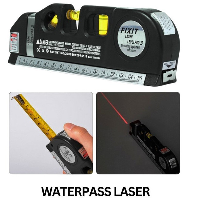 WATERPAS LASER / METERAN LASER / WATERPASS/PENGUKUR DIMENSI/ALAT UKUR/METERAN/waterpas alat ukur tuk