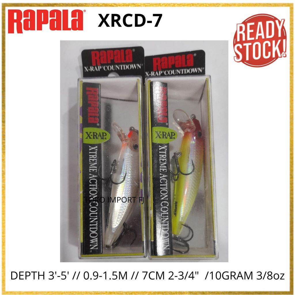 Rapala XRAP COUNTDOWN XRCD-7 - LURE / UMPAN RAPALA X-RAP COUNTDOWN/ XRCD-7, 7cm / 10g, 0,9 - 1,5m - 