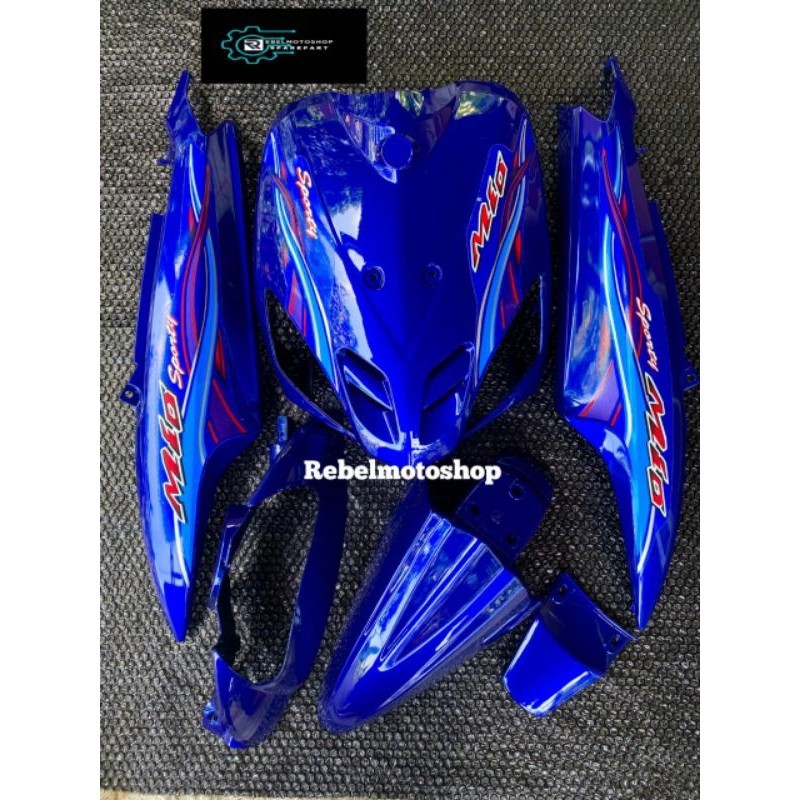 Cover Ful Body Halus Yamahs Mio Sporty Warna Biru Slendang