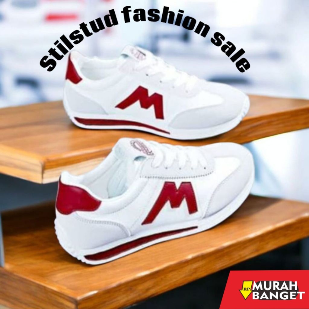 Sepatu Sneaker Joging Wanita Kekinian Casual Sporty Dan Ringan