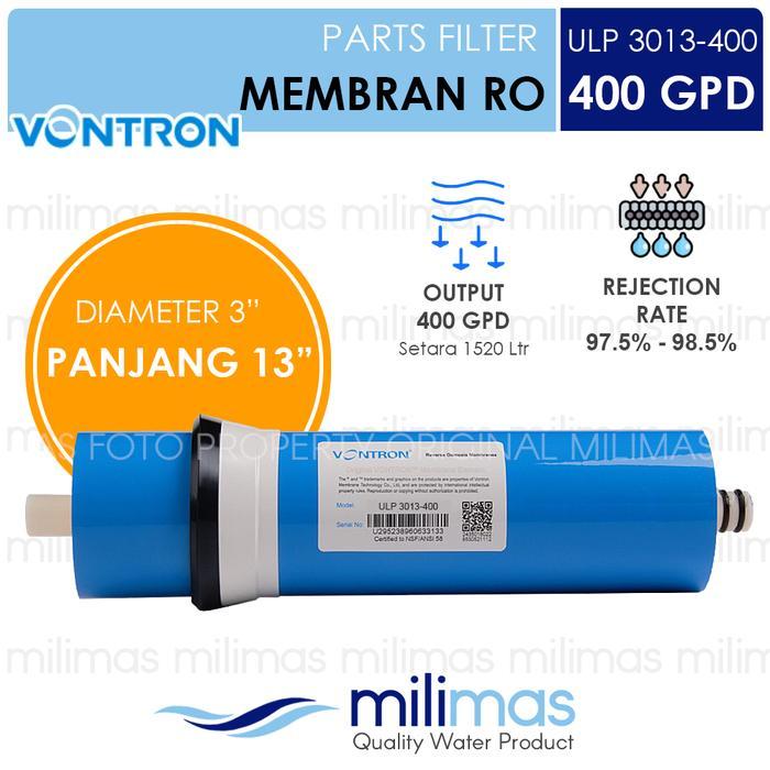 VONTRON - Membran Reverse Osmosis (RO) 400 GPD Uk.13"