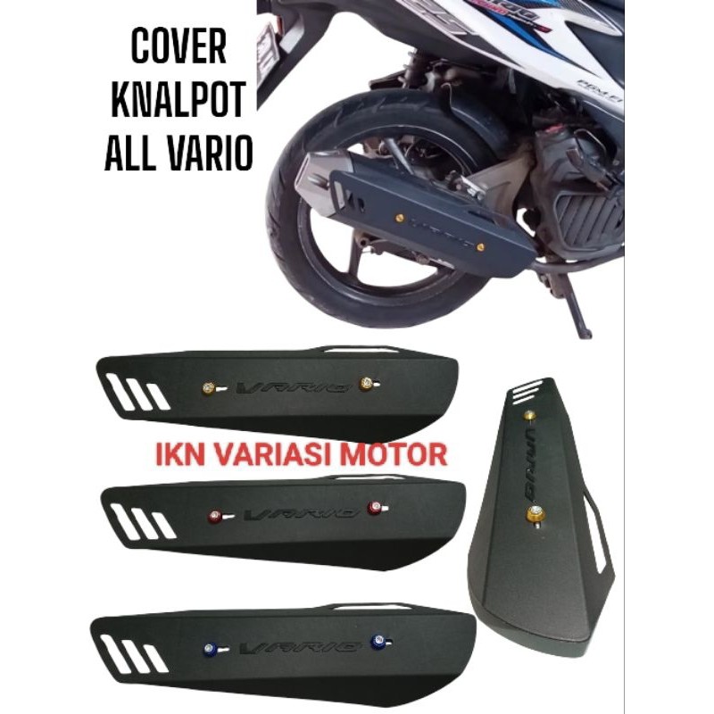 Tameng Knalpot  Vario 125 old/125 Led /vario 150 /pelindung knalpot vario Universal Model slim