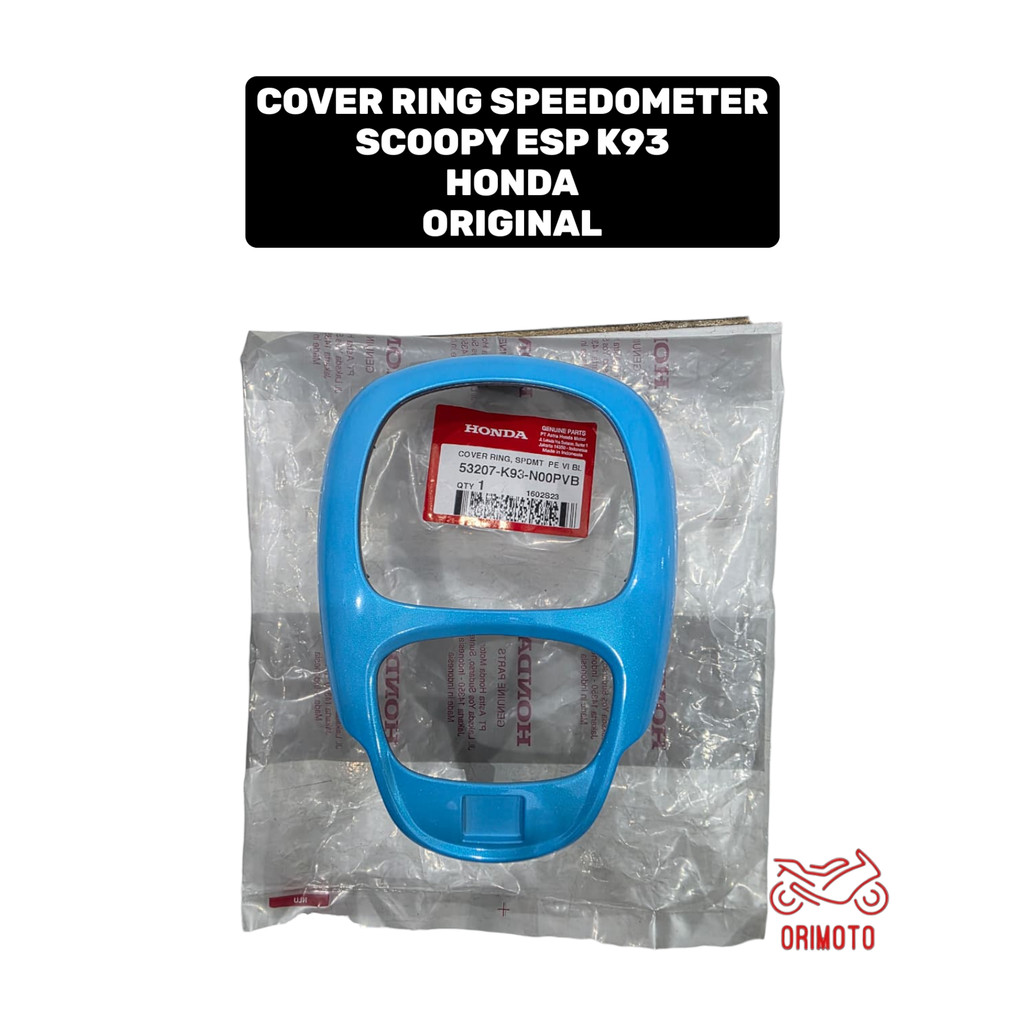 ORIMOTO-COVER RING SPEEDOMETER BIRU SCOOPY ESP K93 AHM 53207-K93-N00PVB
