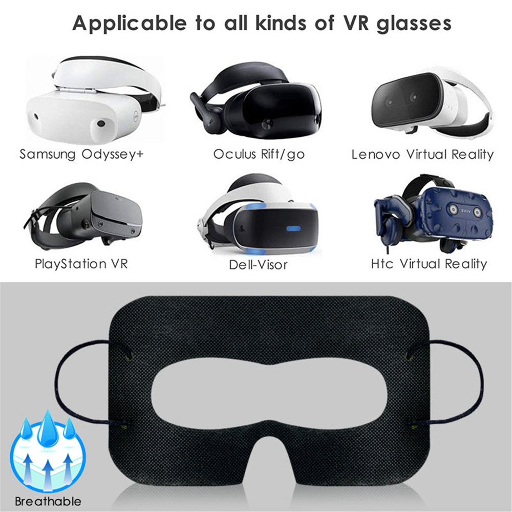 For PS VR2 VR Eye Mask Cover Hygiene sposable Eye Mask Sweat Breathable Face Protection For Oculus Q