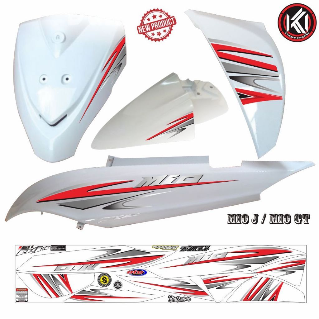 STRIPING VARIASI / STRIPING MOTOR MIO J / STICKER STRIPING VARIASI MOTOR MIO J