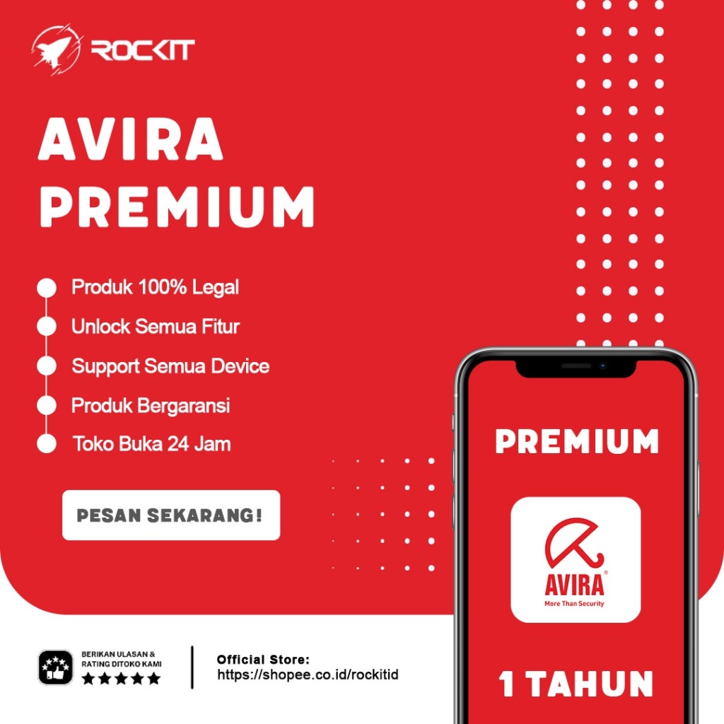 Avira Prime + Phantom PVN Pro 1 Tahun