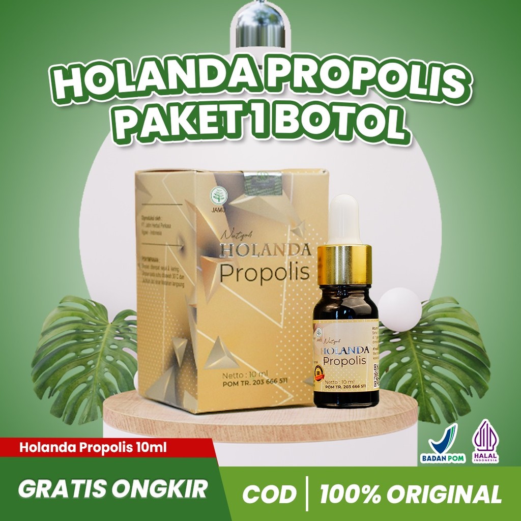 HOLANDA PROPOLIS 10 ml Suplemen untuk Kesehatan