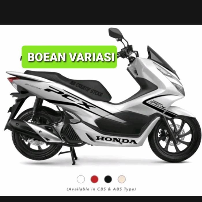 PROMO CUTTING STICKER PCX 150 PUTIH HITAM