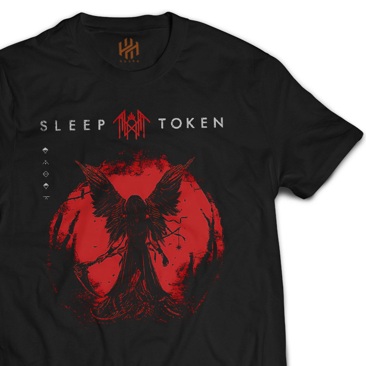 Kaos SLEEP TOKEN HOOKA Distro Premium Kaos Band Metalcore sleep token