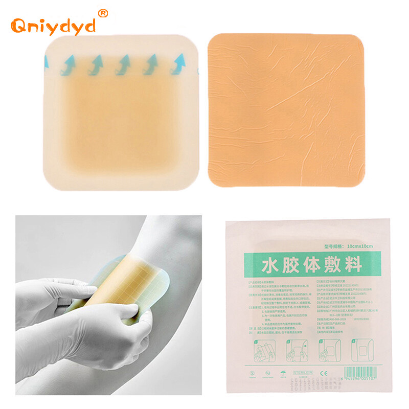 Alginate Wound Hydrocolloid Dressing Polyurethane Foam Dressing Highly Absorbent Mecal Sterile Wound