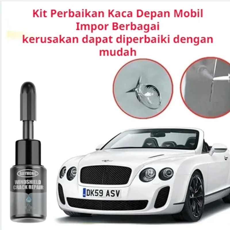 Lem Kaca Anti Retak Windshield Window Repair Lem Kaca LCD Retak Serbaguna