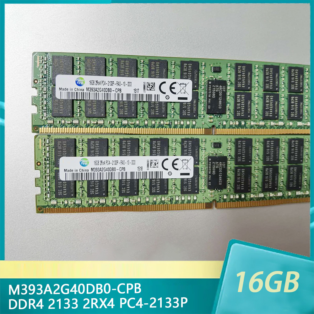 1Pcs RAM 16G 16GB DDR4 2133 2RX4 PC42133P M393A2G40DB0CPB Server Memory