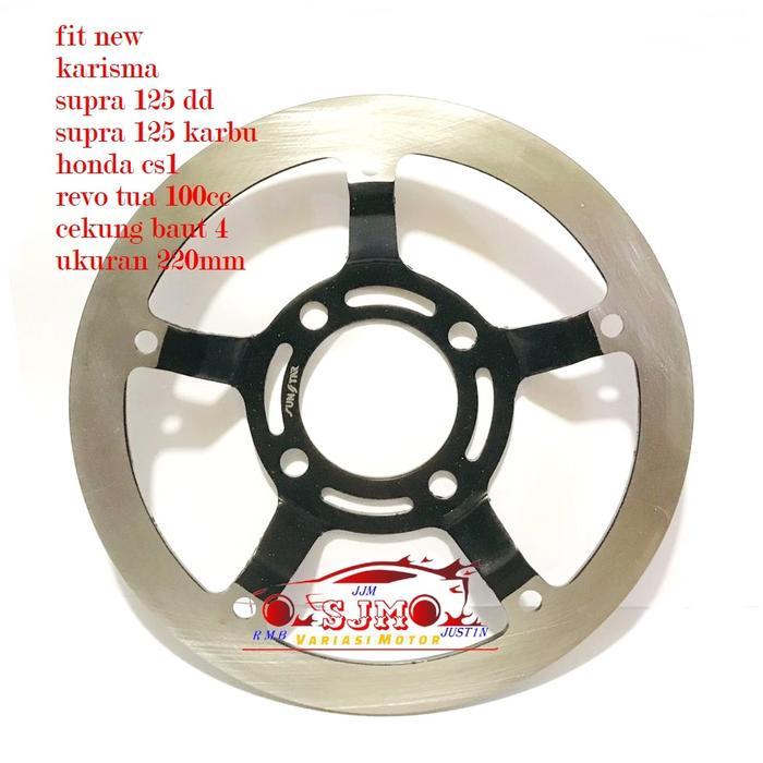 Piringan cakram depan CS1 KARISMA SUPRA FIT NEW SUPRA 125 DD SUPRA 125 KARBU REVO TUA 100CC disc bra