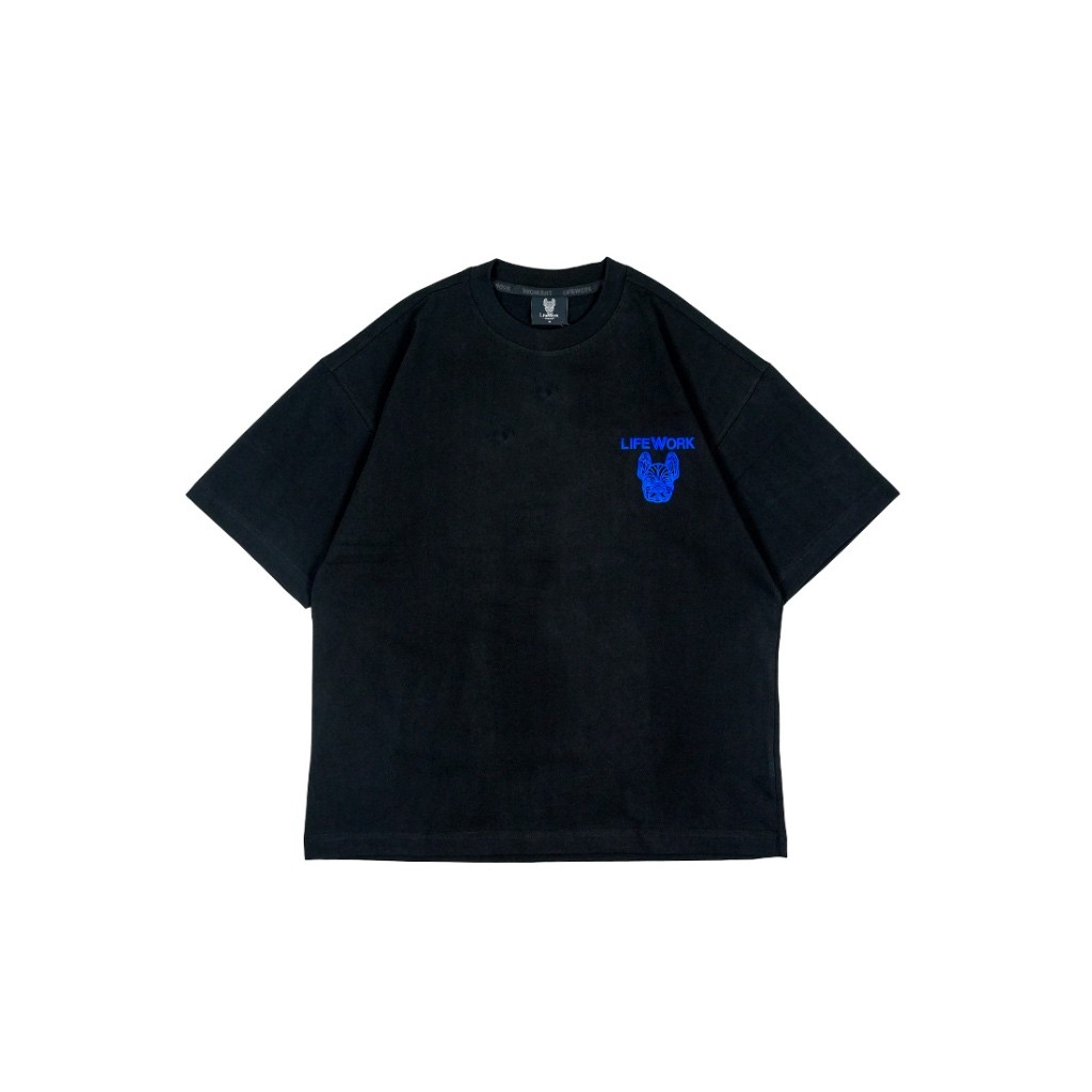 LIFEWORK LIFEWORK Velvet Logo T-Shirt Black