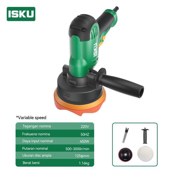 Isku Mesin Poles 450w Polisher Machine Mesin Polisher Mesin Poles Mobil Alat Poles Mobil - Mesin Pol