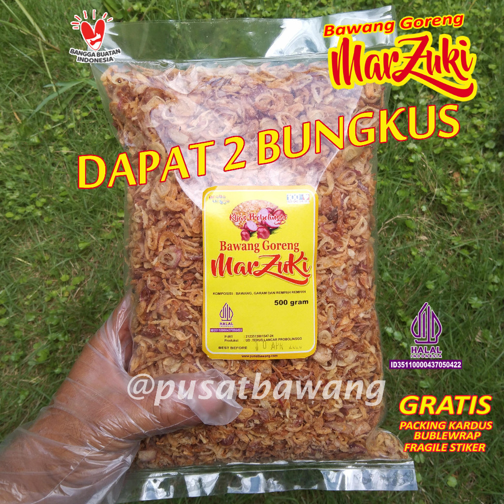 [cemil food] Bawang Goreng Marzuki Probolinggo 1 Kg Renyah Gurih