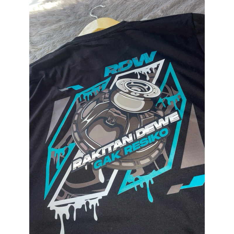 KAOS T-SHIRT RDW RAKITAN DEWE GAK RESIKO SOUNDSYSTEM / KAOS SOUND SYSTEM KAOS HOREG CONCEPT COTTON C