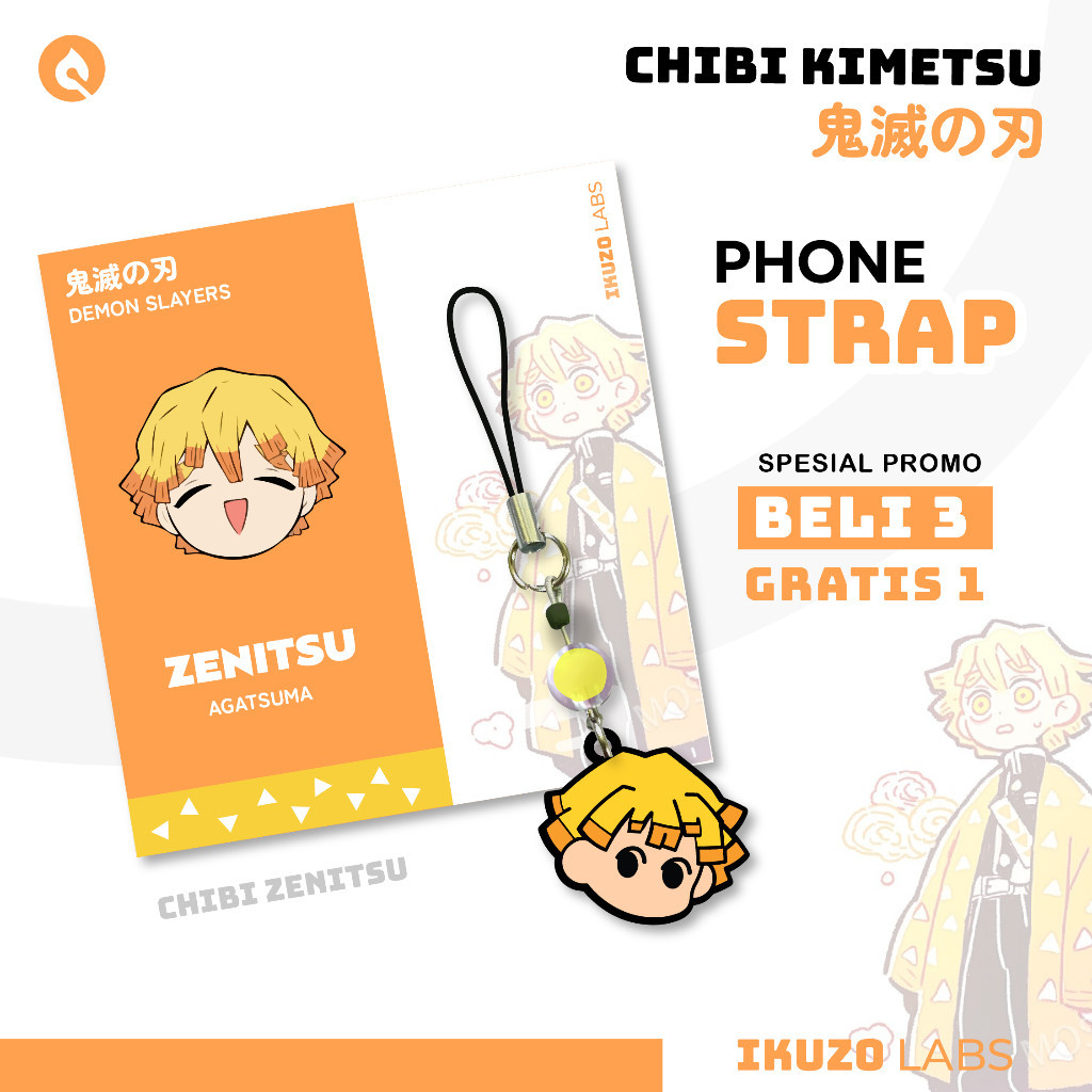 HASHIRA MUICHIRO Gantungan HP Demon slayer Kunci Demon Slayer [Muichiro] - OriJapan Phonestrap