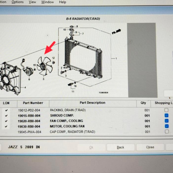 baling kipas fan radiator honda brio cbu freed city jazz ge8 2008 2009 2010 2011 2012 2013 ori quali