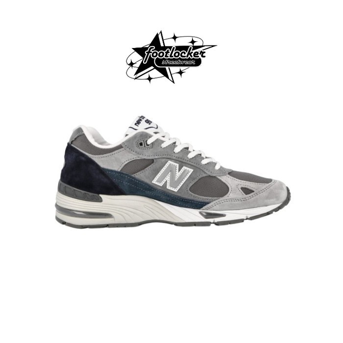 Sepatu New Balance 991 Grey Blue Made In England  Original Unisex