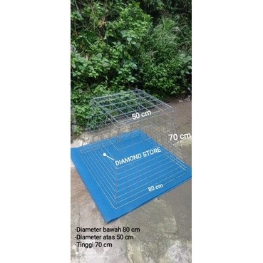 [star lolipop] Kurungan Jemur Ayam Pyramida Kawat Galvanis Anti Karat