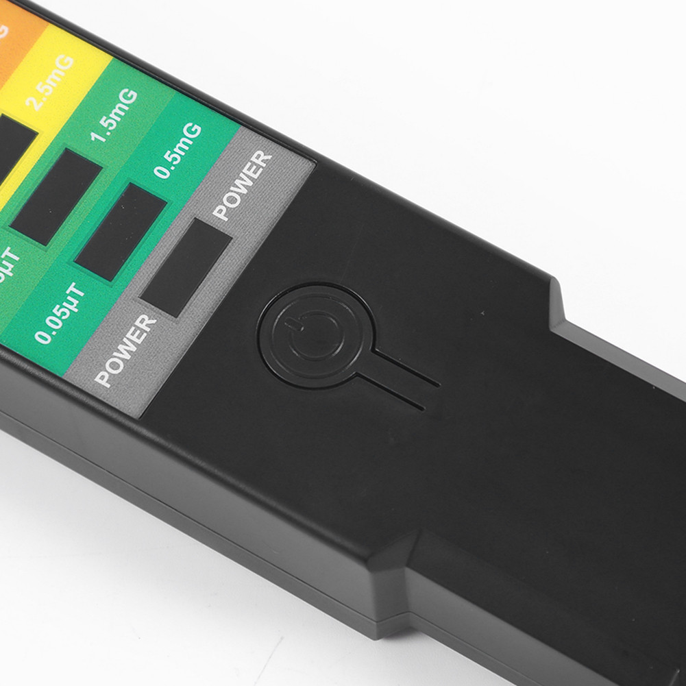 EMF Gauss Meter 8 LED Portable EMF Magnetic Field Monitor High Precision EMF Raation Tester Handheld