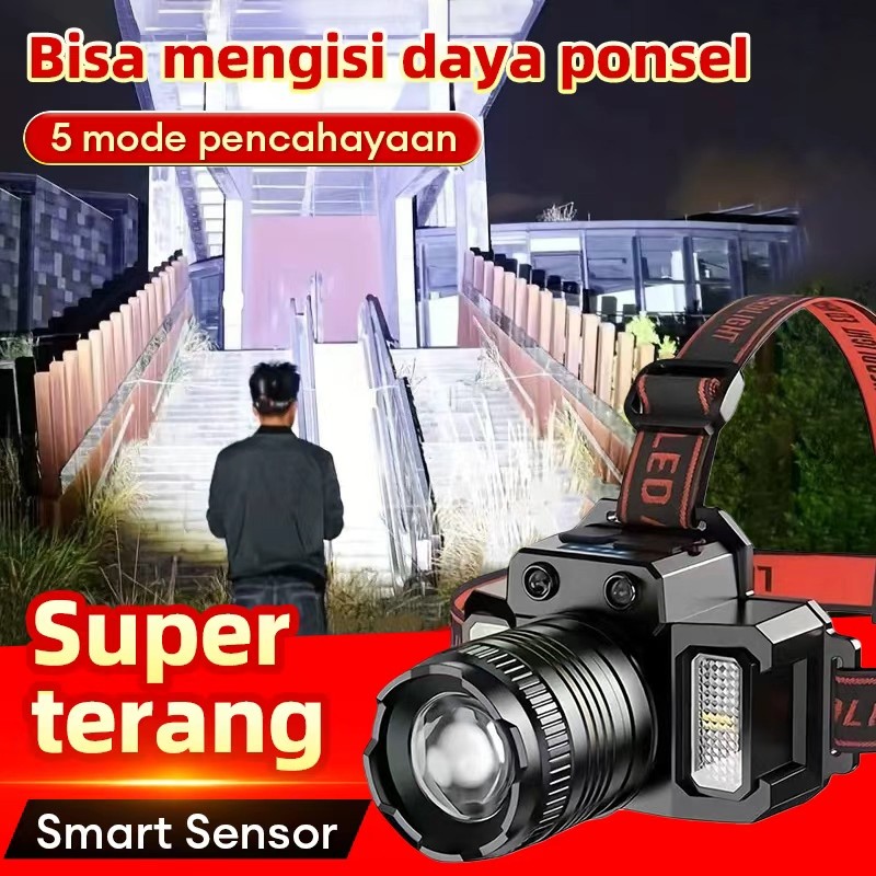 COD Senter Kepala Cahaya Maksimal Plus headlamp led headlamp outdoor senter kepala super terang sent