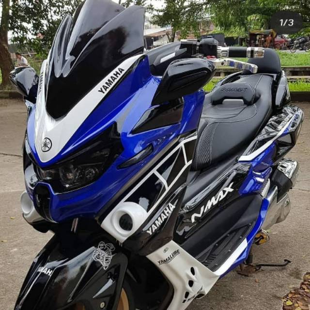 NeW Body Cover Nmax Predator Black Blue