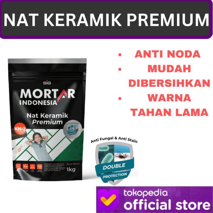 Nat Keramik Premium Kamar Mandi, Bak Kamar Mandi Basic KN-2 - Putih Merpati