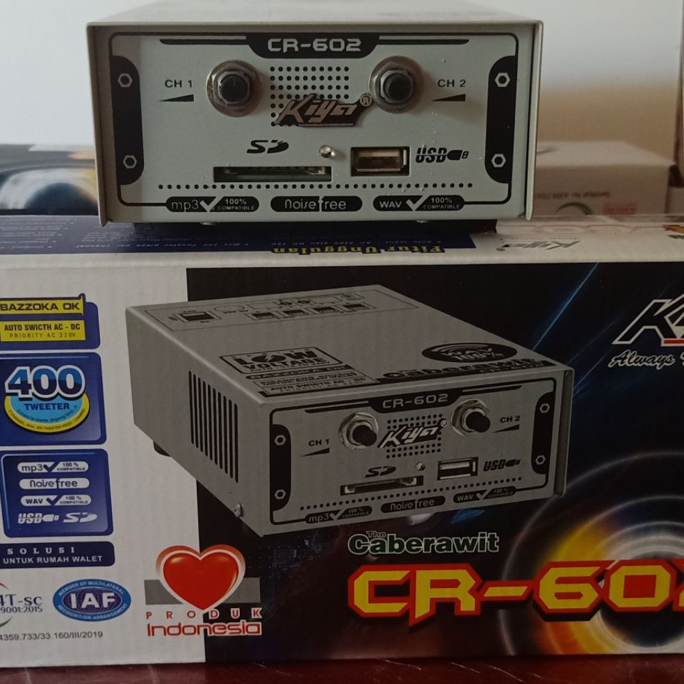 Ampli walet Caberawit CR 602 Kiya