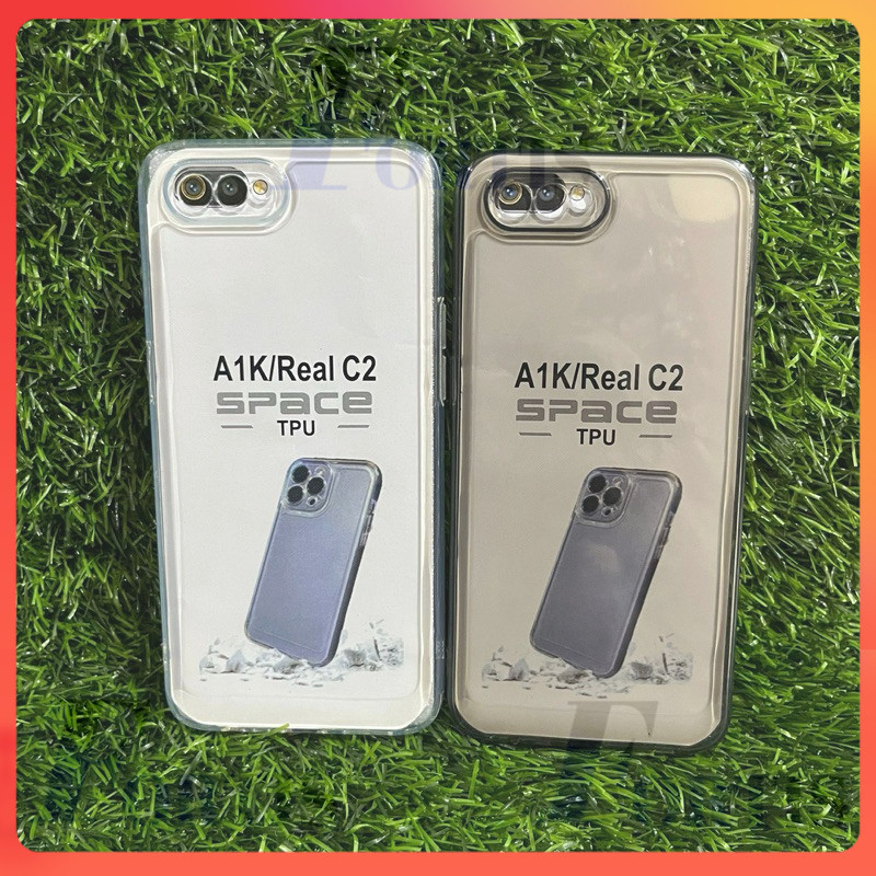 FLASH SoftCase Casing Clear Oppo A1K/C2 Silikon Bening Trasaparan TPU Space