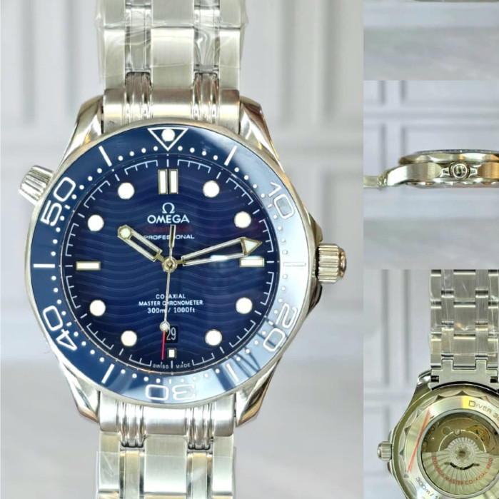 majuwatch Omega Diver 300M 007 Jamed Bond 42mm Super Quality Blue Dial