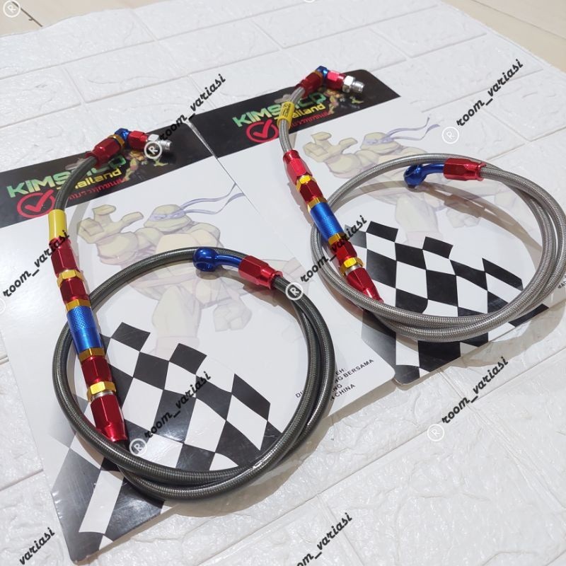 JQR_VARIASI SELANG REM DEPAN CARON PSI 95CM KABEL SELANG REM MODEL PSI UNIVERSAL BEAT VARIO SCOOPY M