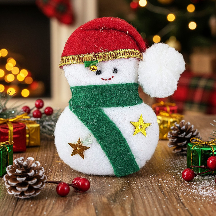 Gantungan Pohon Natal - Snowman Boneka Salju