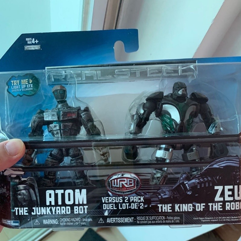 35cm cartoon Real steel Atom action joint figure doll PVC Noisy Boy Twin City model toy arms can mov