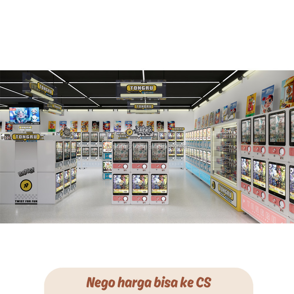 LL Fashion Gashapon Machine Electronic SingleLayer Gumball Venng Machine Coin Operated Kids Toy Boun