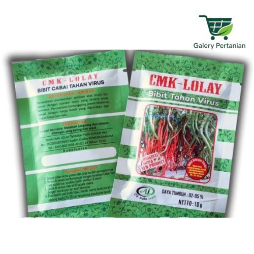 Benih Cabai CMK Lolay Original Buah Merah Panjang dan Seragam