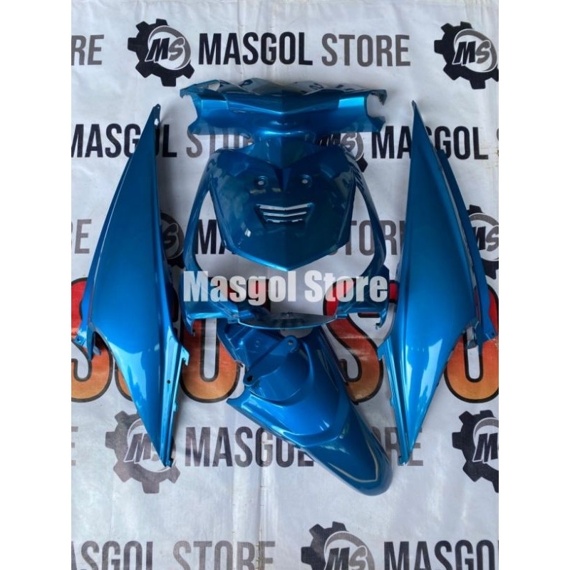 Cover Full body halus Honda Beat Karbu 2008-2012 Grenada Blue / Biru Grenada Terlaris