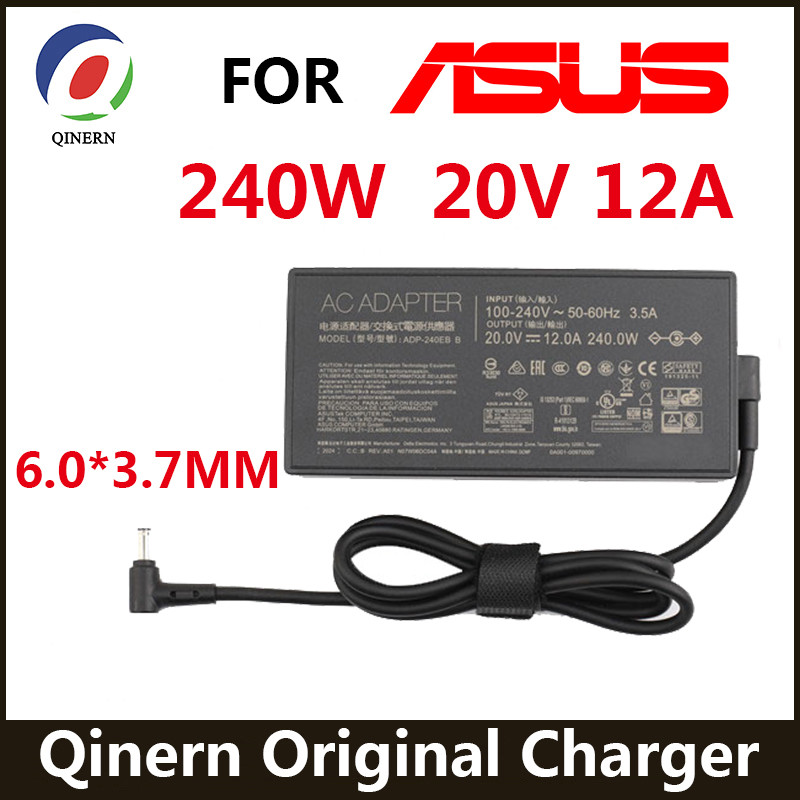 20V 12A 240W 6.0*3.7MM arger ADP-240EB B Laptop adapter For ASUS ROG Strix Scar 15 GX550LXS RTX2080 