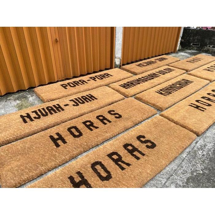 Keset Custom - Keset Babat - Ukuran 90x45 - Keset teras rumah