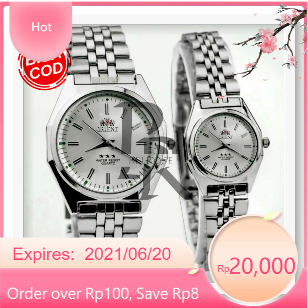 JAM TANGAN WANITA DIAMETER KECIL RANTAI STAINLESS JAM TANGAN PRIA MURAH