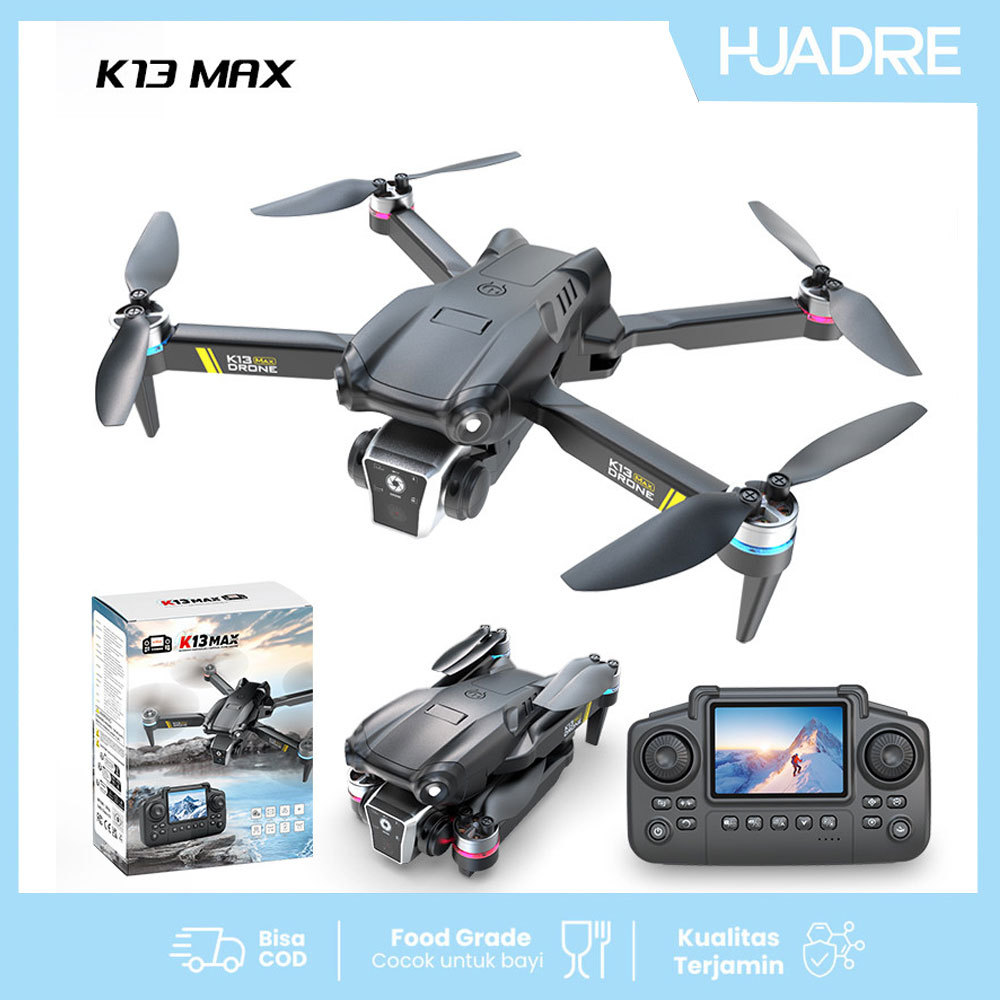 Drone K13 MAX 8K Kamera Ganda – Drone RC Profesional Brushless Motor Fotografi Udara Jarak Jauh Terb