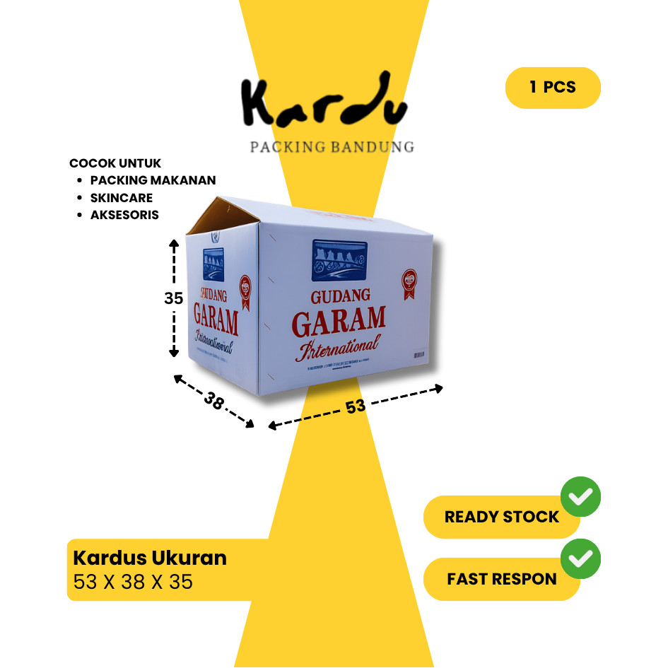 Kardus Bekas Gudang Garam Filter | Kardus Packing Barang | Harga Murah Per Pcs | Kondisi Layak Pakai