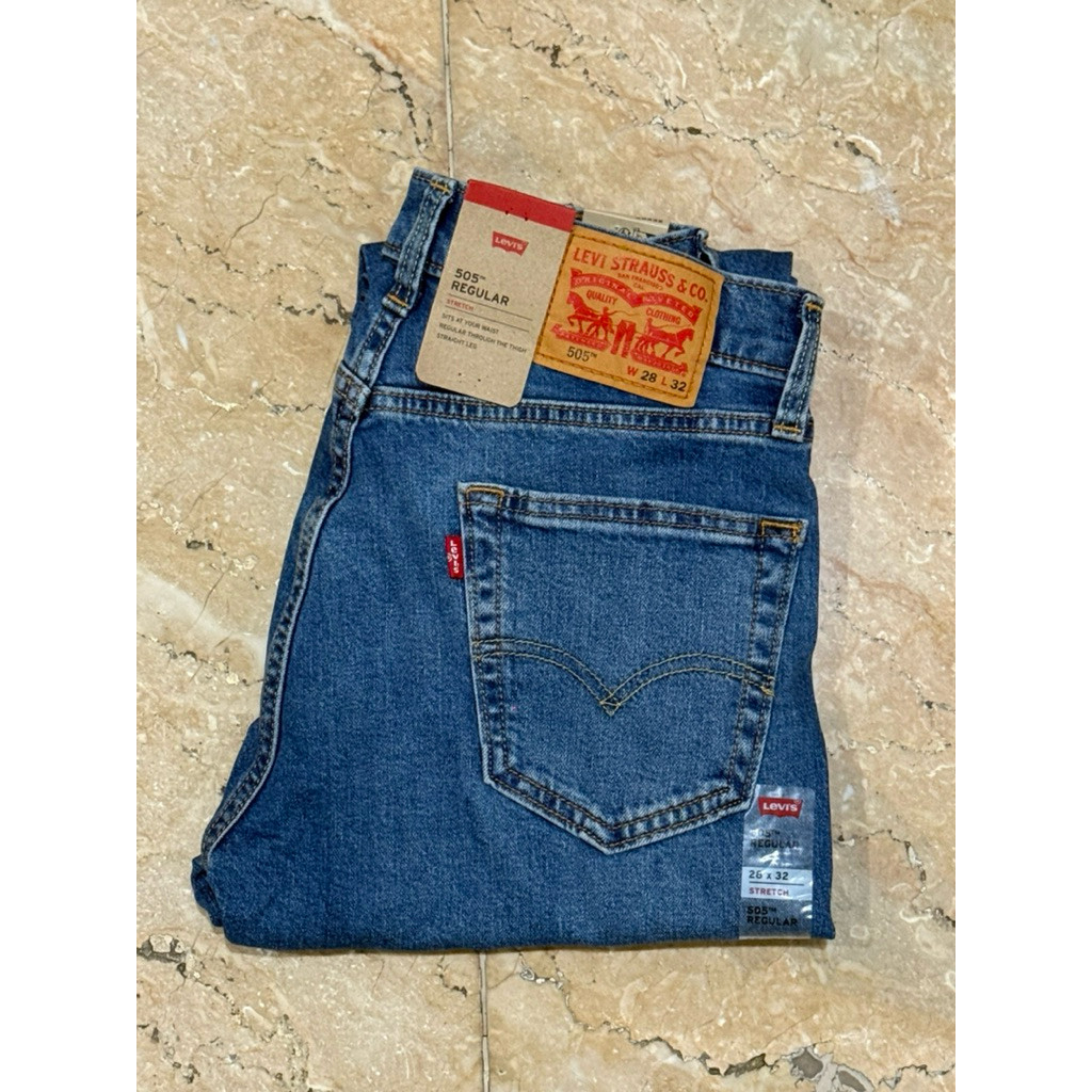 Celana Panjang Jeans Pria 505 Original Reguler Stretch 505-2601