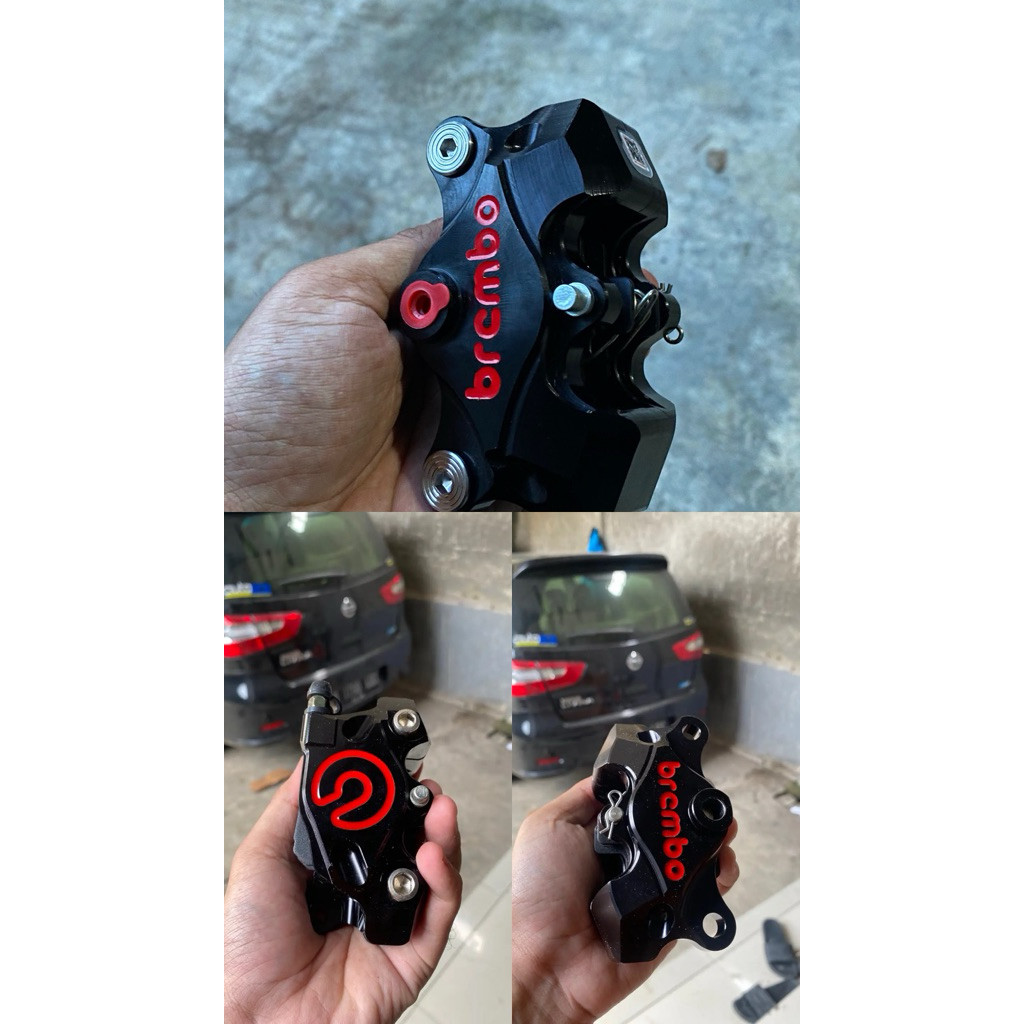 LP Kaliper brembo 2p butterfly grade A50 hitam