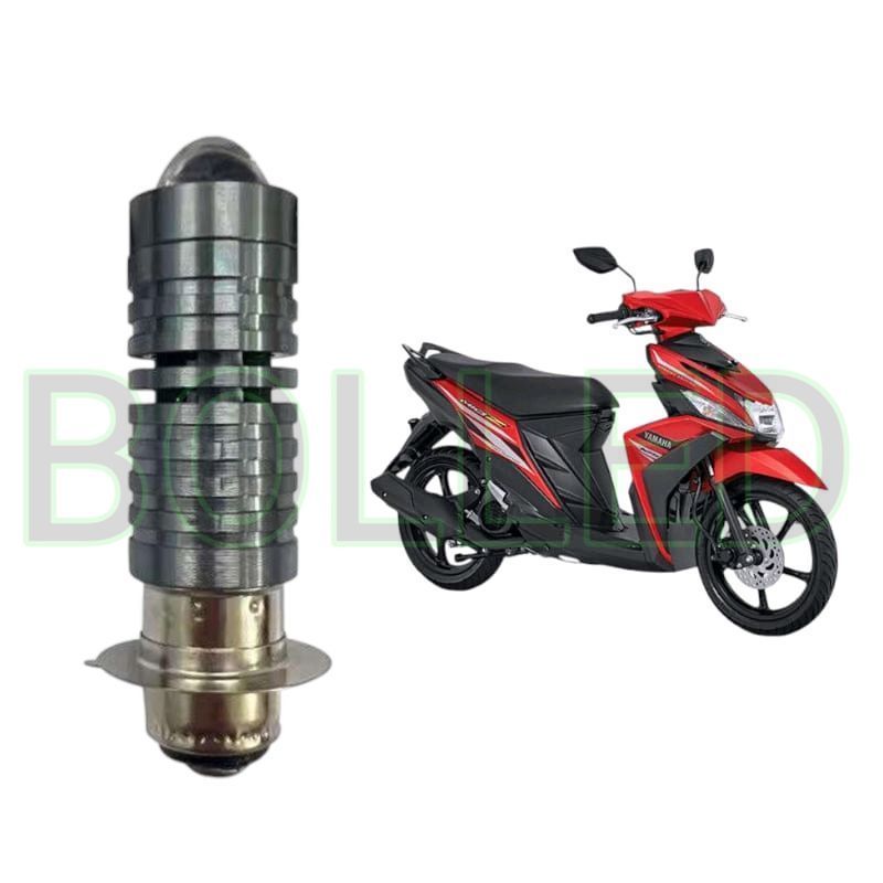 1pcs Lampu depan LED H6 Laser motor Yamaha Mio Z BLD